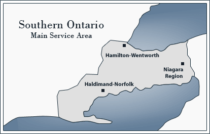 Southern Ontario - Main Service Area